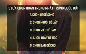 5 lựa chọn quan trọng